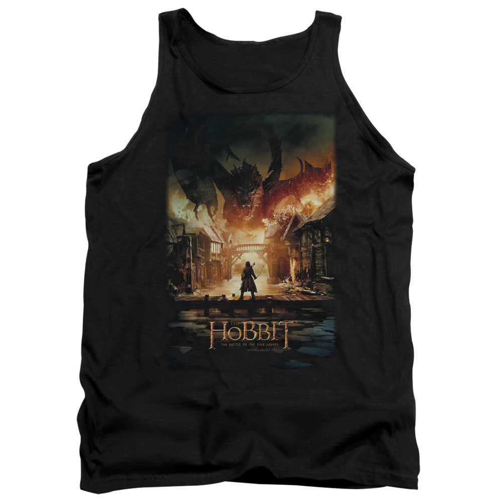 HOBBIT/SMAUG POSTER - ADULT TANK - BLACK