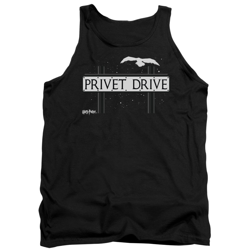 HARRY POTTER/PRIVET DRIVE - ADULT TANK - BLACK