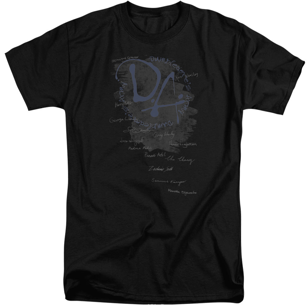 HARRY POTTER/DUMBLEDORES ARMY - S/S ADULT TALL 18/1 - BLACK