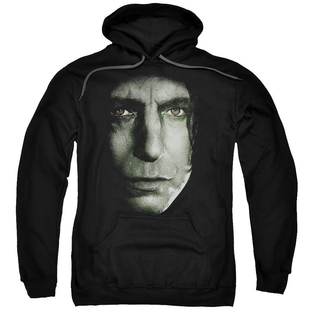 HARRY POTTER/SNAPE HEAD - ADULT PULLOVER HOODIE - BLACK