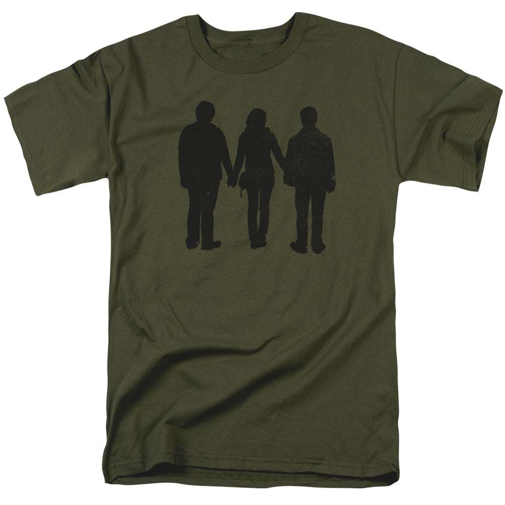 HARRY POTTER/THREE STAND ALONE - S/S ADULT 18/1 - MILITARY GREEN