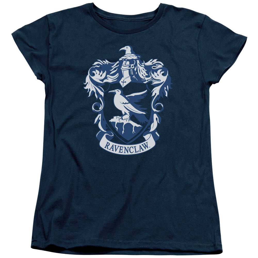 HARRY POTTER/RAVENCLAW CREST - S/S WOMENS TEE - NAVY