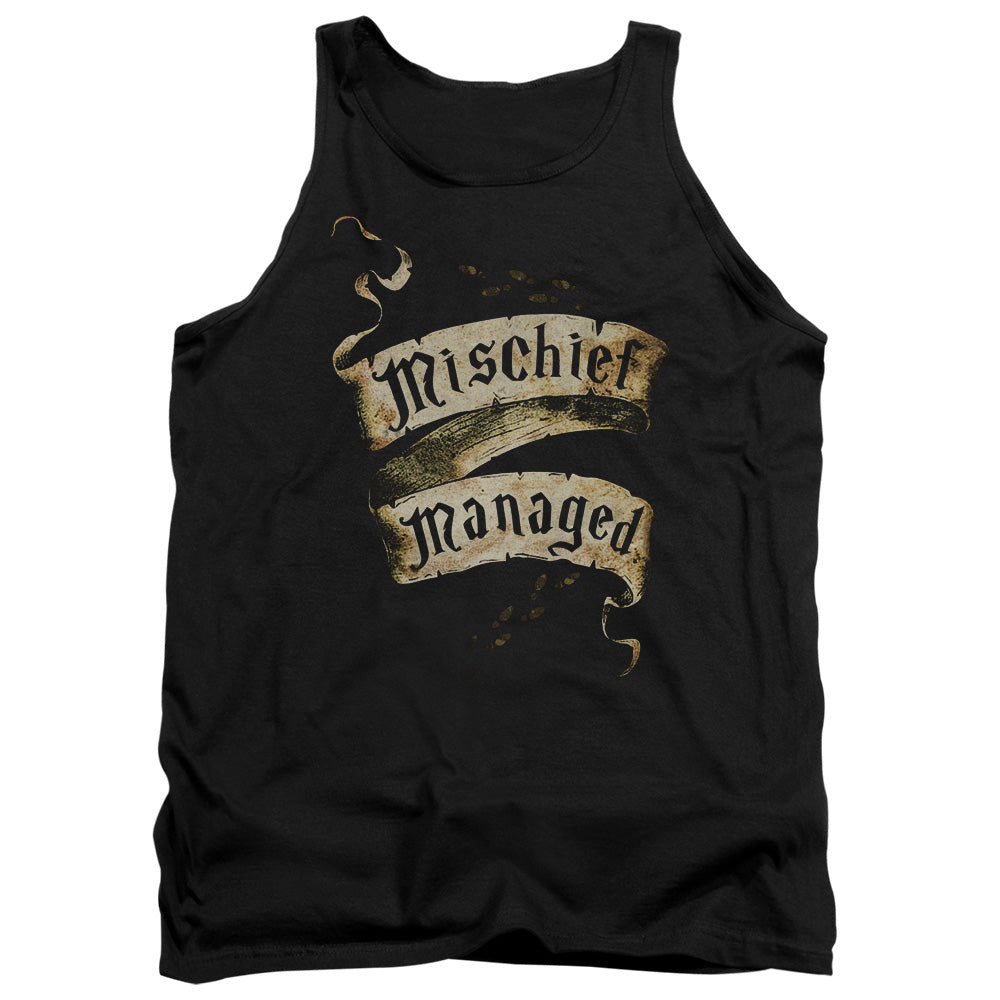 HARRY POTTER/MISCHIEF MANAGED - ADULT TANK - BLACK