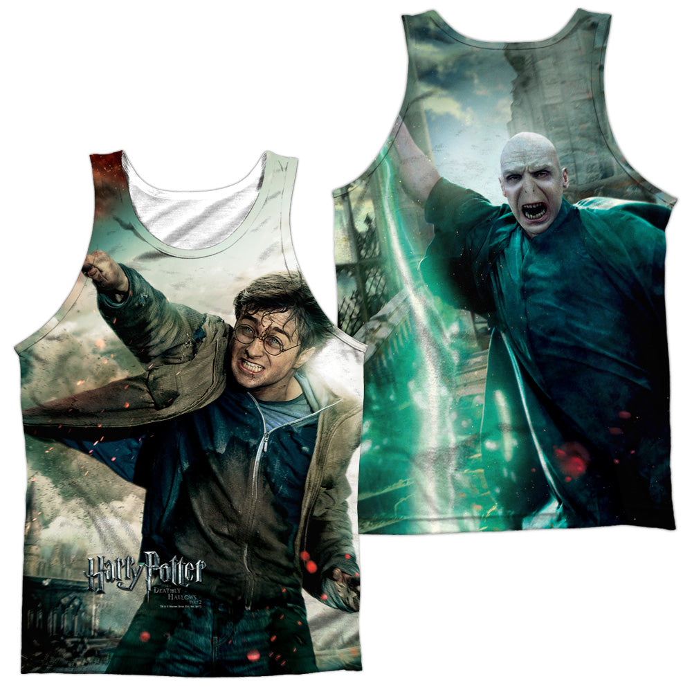 HARRY POTTER/HARRY VS VOLDEMORT (FRONT/BACK PRINT) - ADULT POLY TANK TOP - MULTI