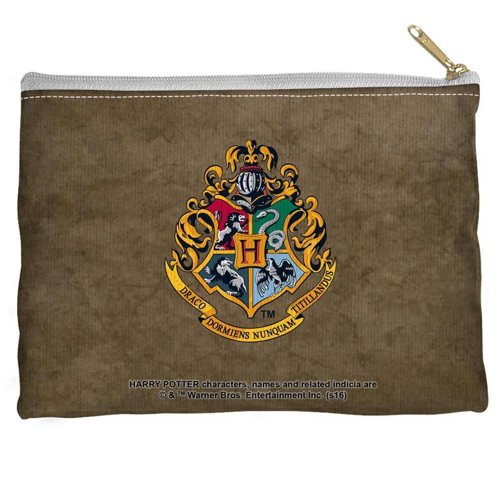 HARRY POTTER/HOGWARTS CREST - STRAIGHT BOTTOM ACCESSORY POUCH