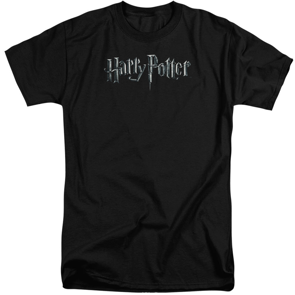 HARRY POTTER/LOGO - S/S ADULT TALL 18/1 - BLACK