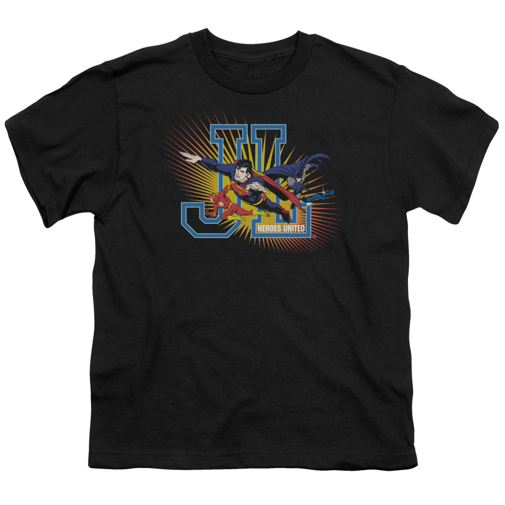 JLA/HEROES UNITED - S/S YOUTH 18/1 - BLACK