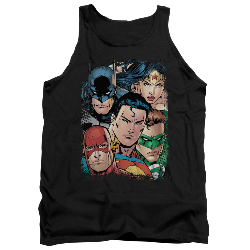 JLA/UP CLOSE AND PERSONAL - ADULT TANK - BLACK