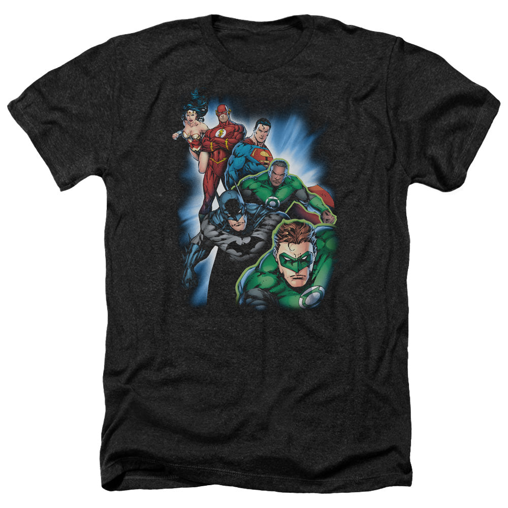 JLA/HEROES UNITE - ADULT HEATHER - BLACK