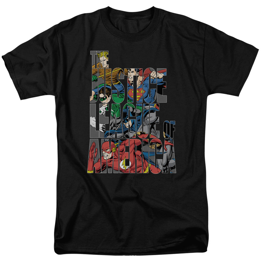 JLA/LETTERED LEAGUE - S/S ADULT 18/1 - BLACK