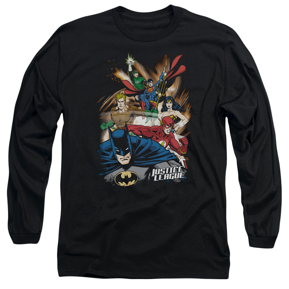 JLA/STARBURST - L/S ADULT 18/1 - BLACK