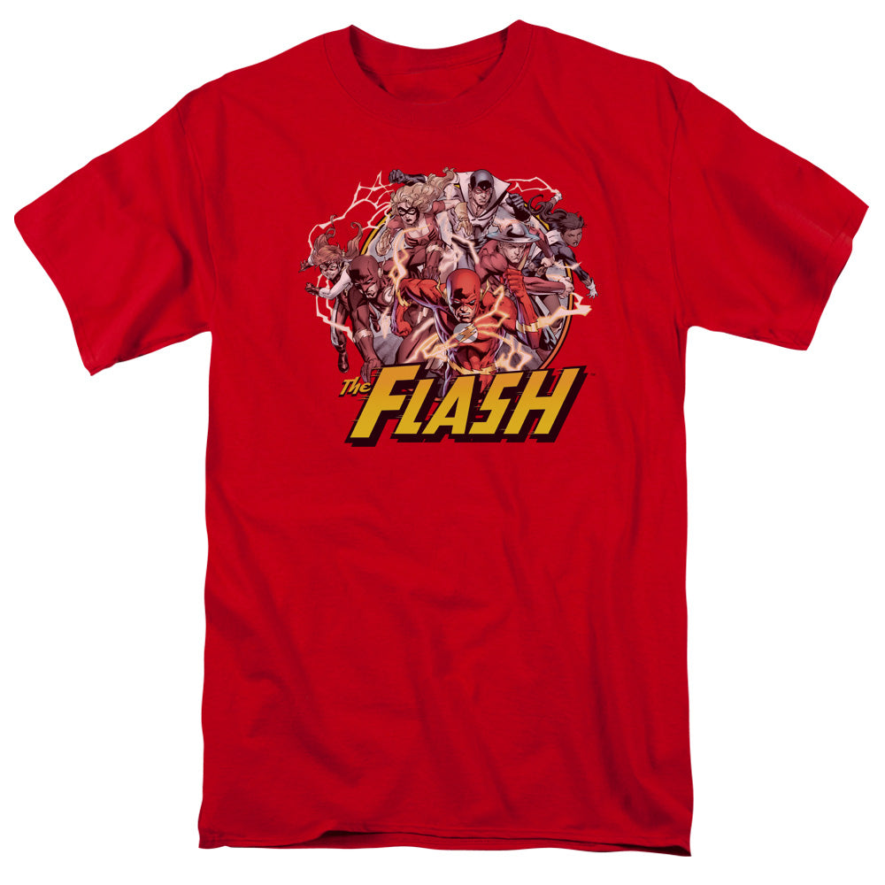 JLA/FLASH FAMILY - S/S ADULT 18/1 - RED