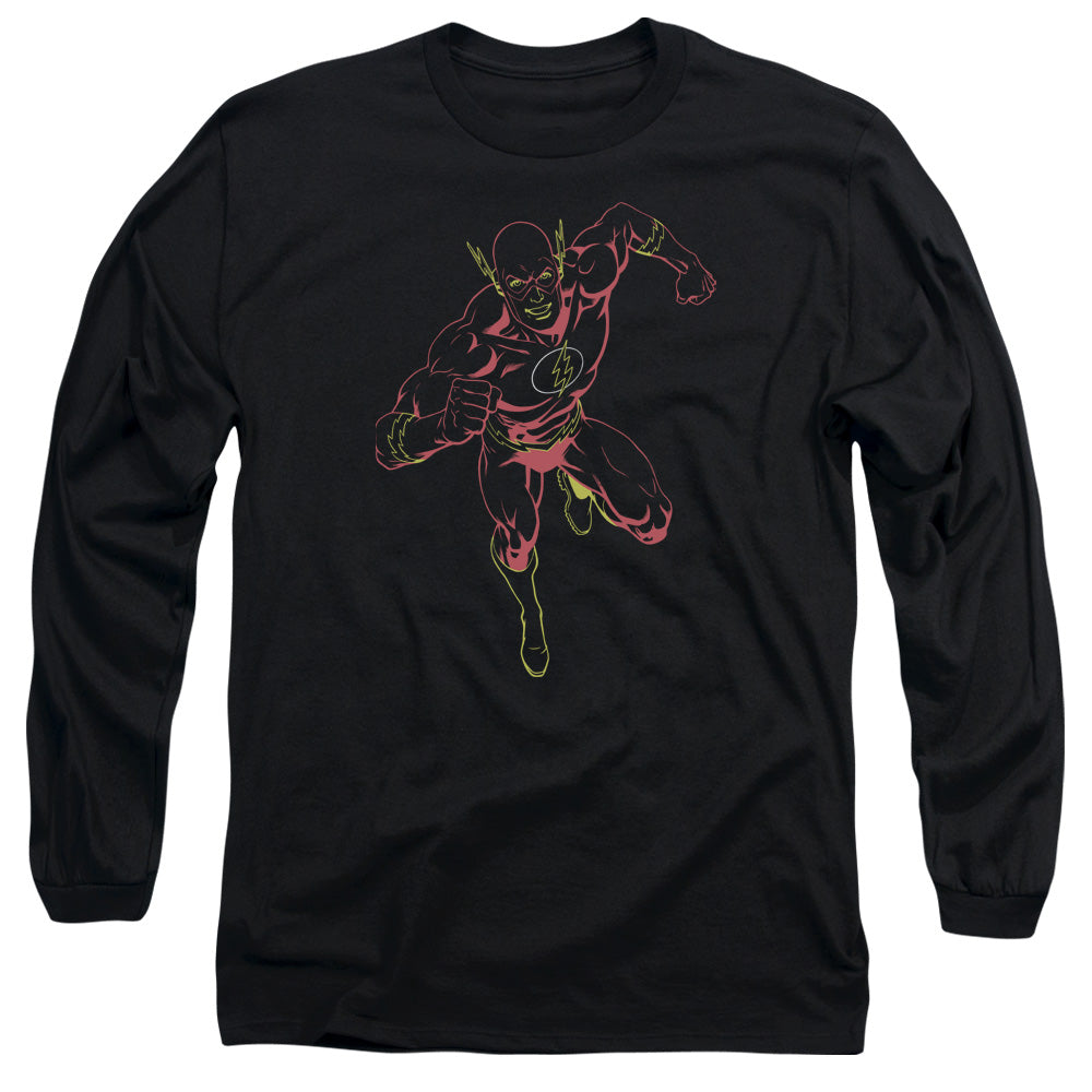 JLA/NEON FLASH - L/S ADULT 18/1 - BLACK