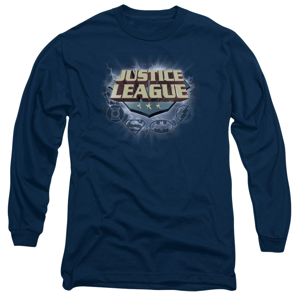 JLA/STORM LOGO - L/S ADULT 18/1 - NAVY