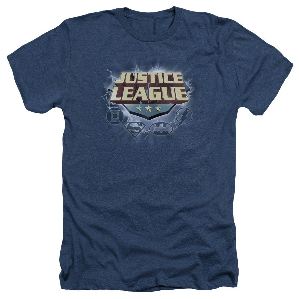 JLA/STORM LOGO - ADULT HEATHER - NAVY
