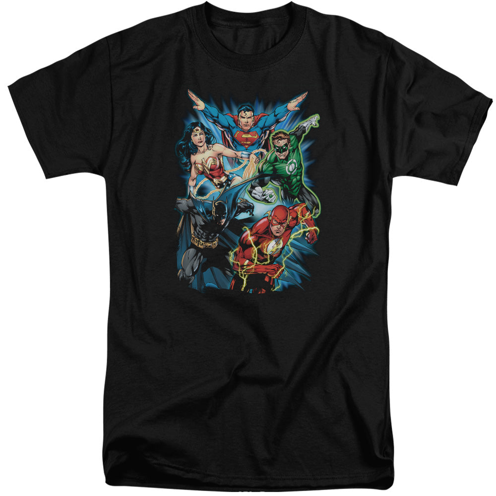 JLA/JL ASSEMBLE - S/S ADULT TALL 18/1 - BLACK