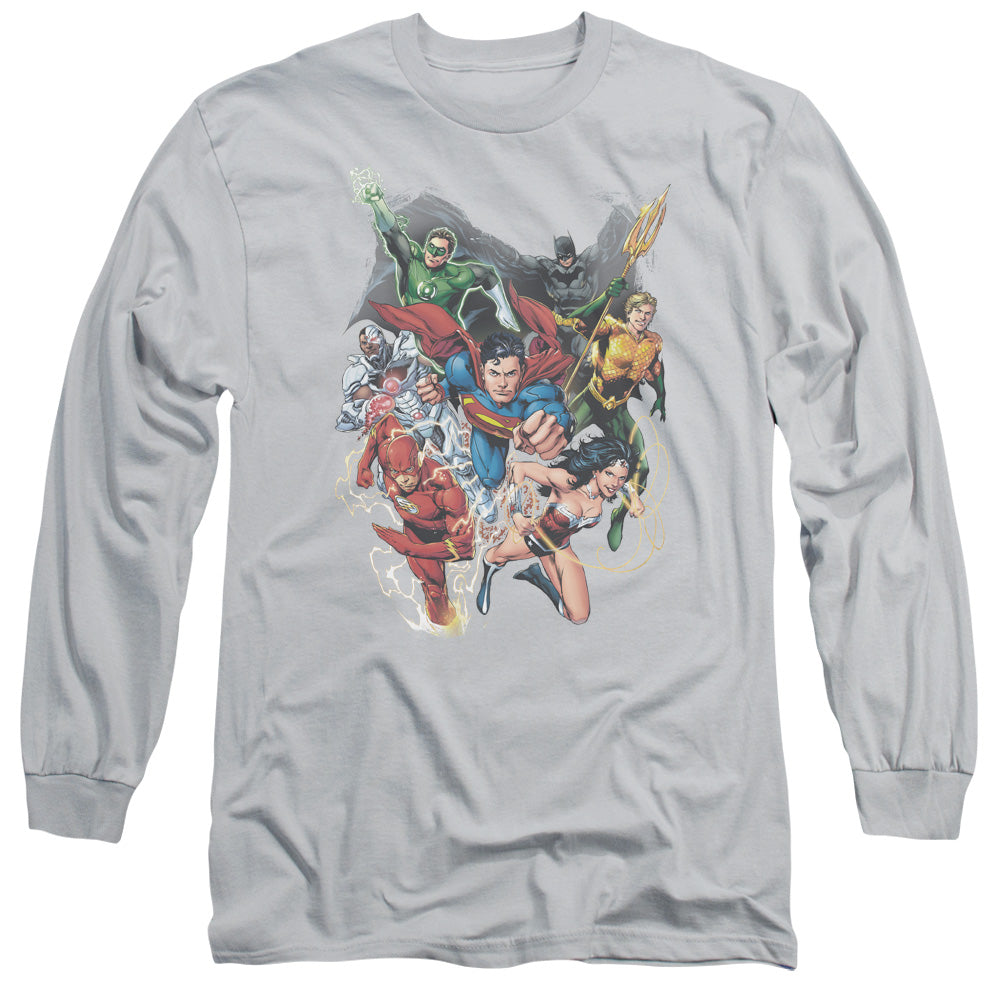 JLA/REFUSE TO GIVE UP - L/S ADULT 18/1 - SILVER