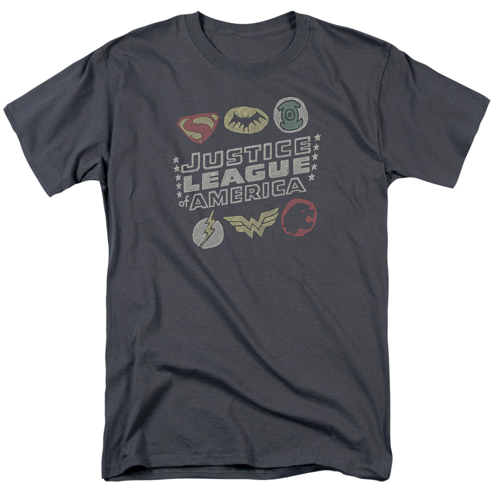 JLA/SYMBOLS - S/S ADULT 18/1 - CHARCOAL