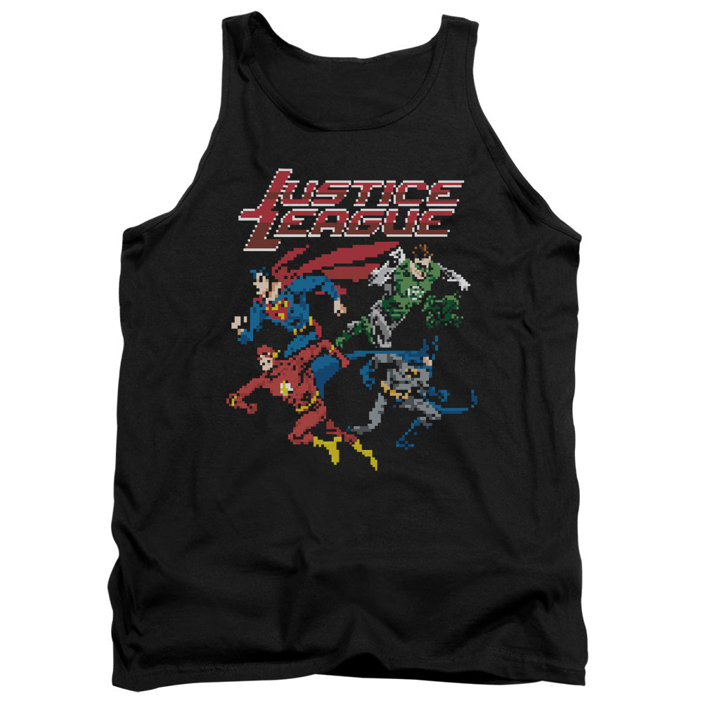 JLA/PIXEL LEAGUE - ADULT TANK - BLACK