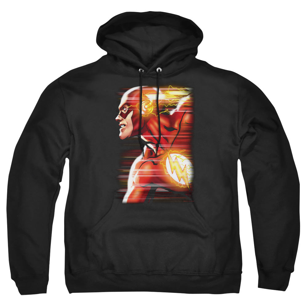 JLA/SPEED HEAD - ADULT PULLOVER HOODIE - BLACK