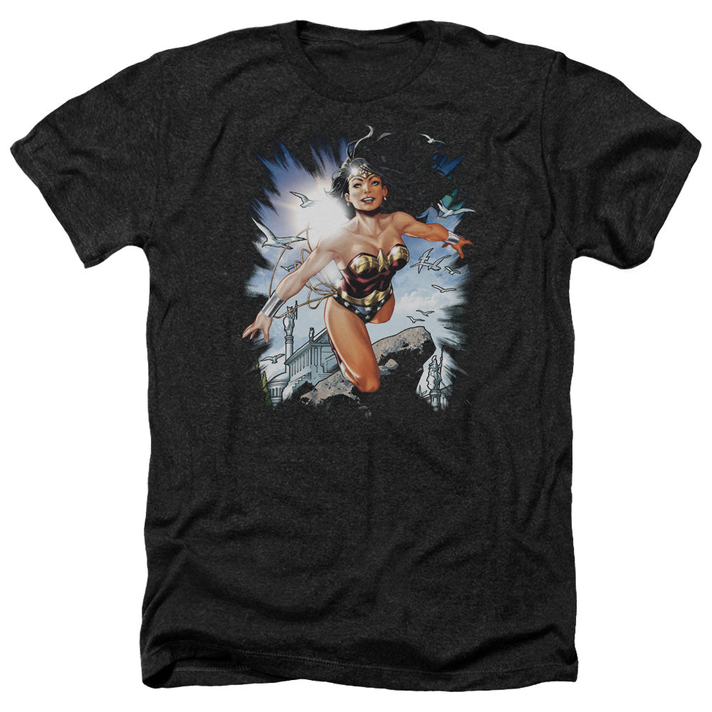 JLA/OF THEMYSCIRA - ADULT HEATHER - BLACK