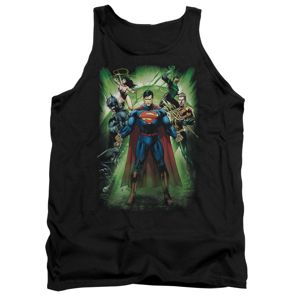 JLA/POWER BURST - ADULT TANK - BLACK