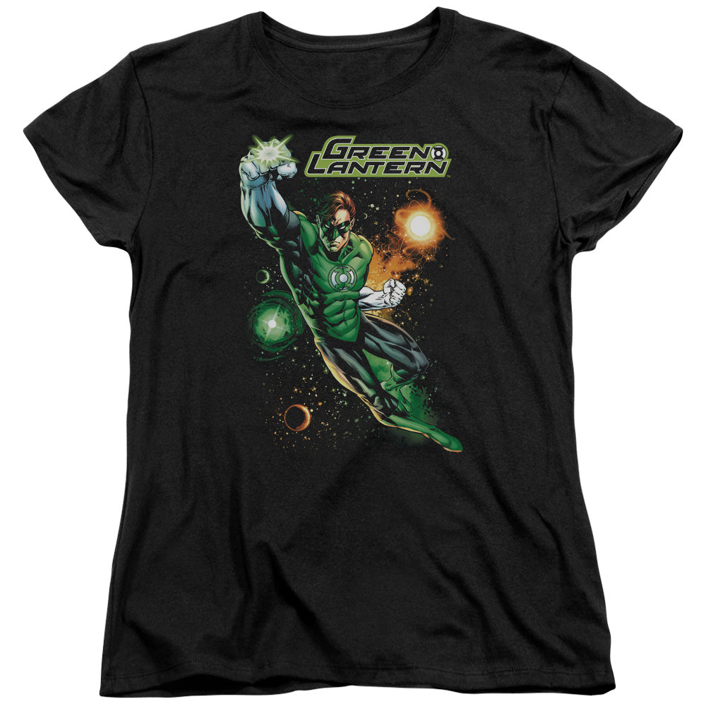 JLA/GALACTIC GUARDIAN - S/S WOMENS TEE - BLACK