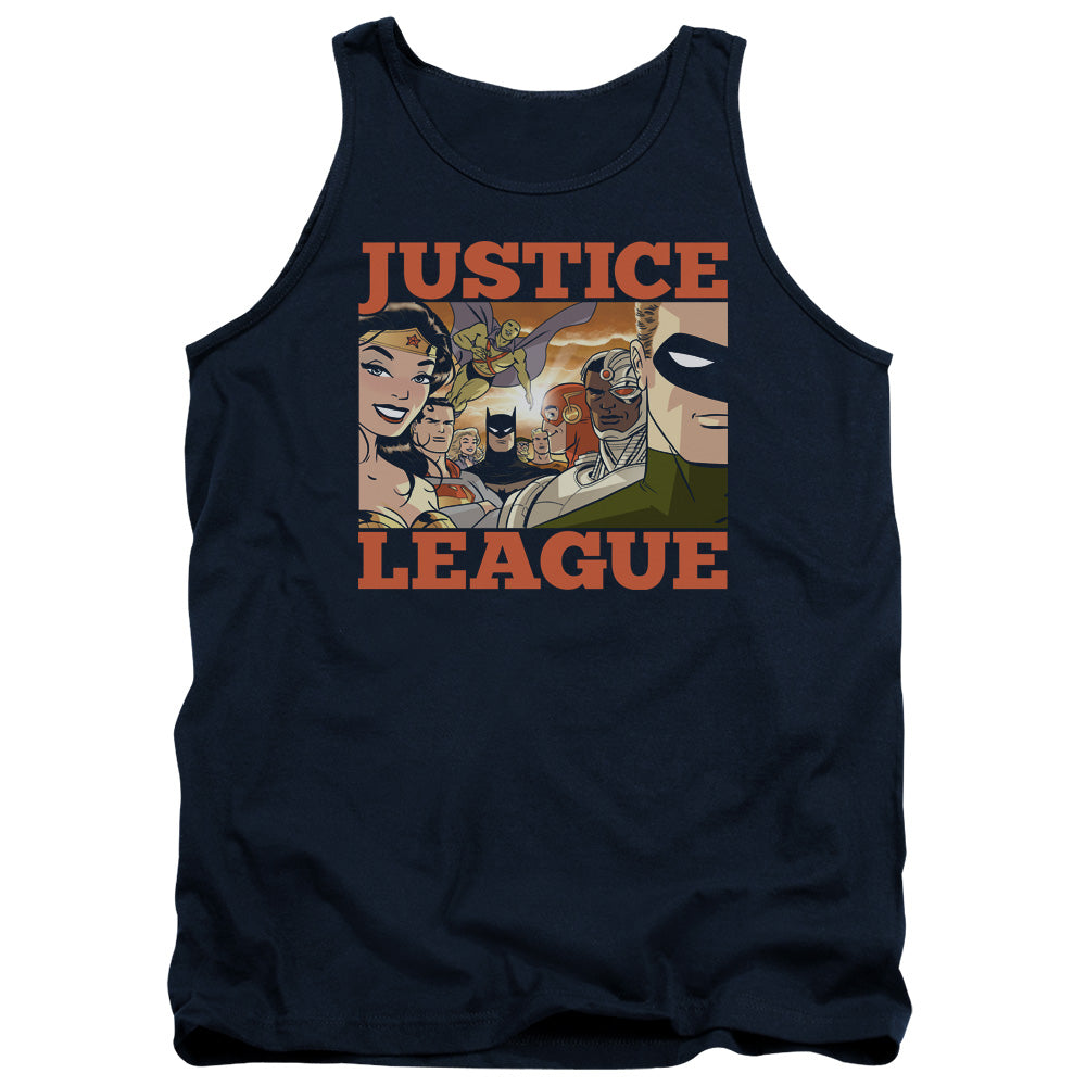 JLA/NEW DAWN GROUP - ADULT TANK - NAVY