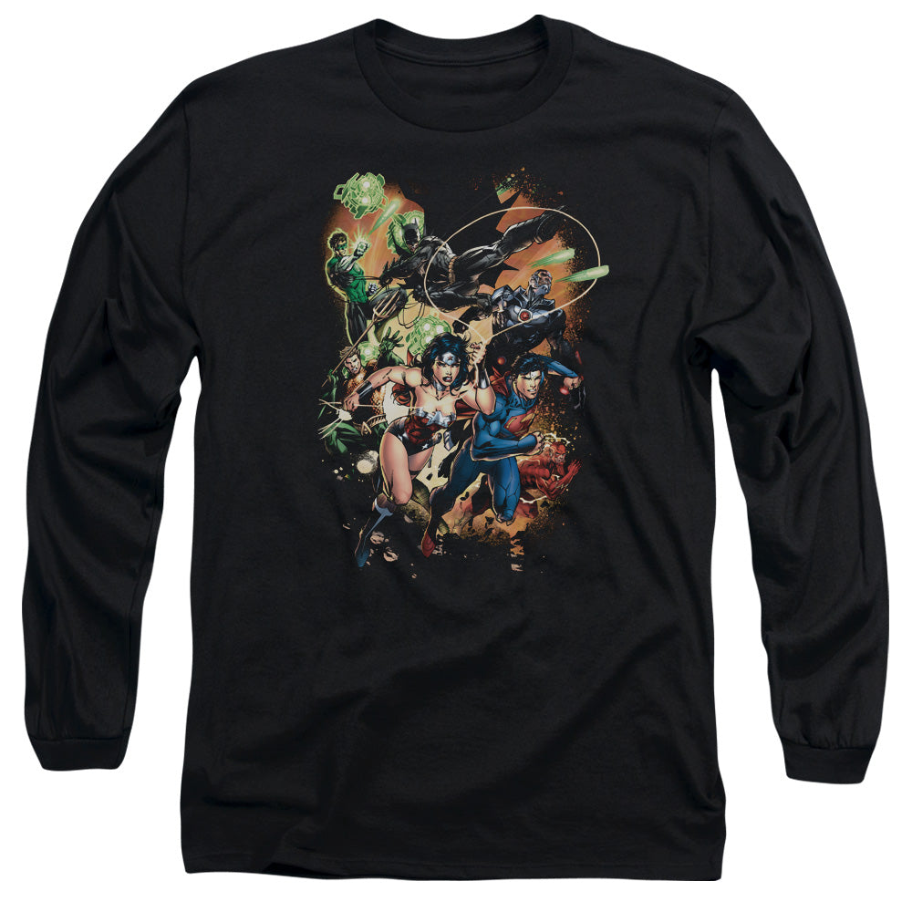 JLA/BATTLE READY -  L/S ADULT 18/1  - BLACK