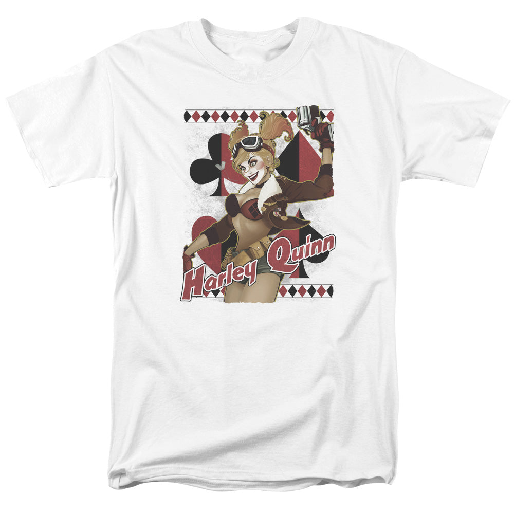 JLA/HARLEY BOMBSHETLL - S/S ADULT 18/1 - WHITE