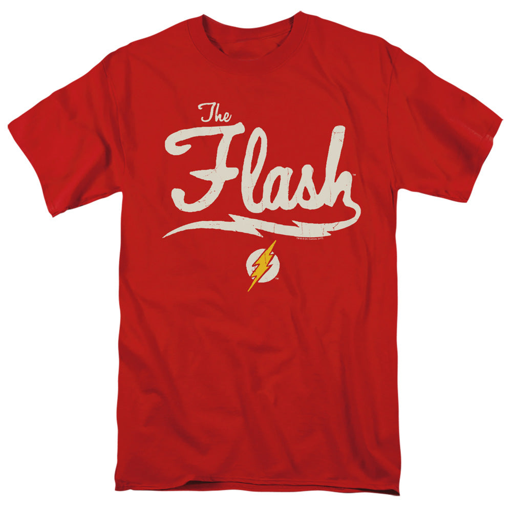JLA/OLD SCHOOL FLASH - S/S ADULT 18/1 - RED