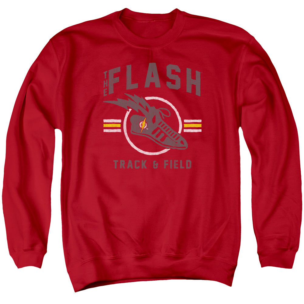 JLA/TRACK AND FIELD - ADULT CREWNECK SWEATSHIRT - RED