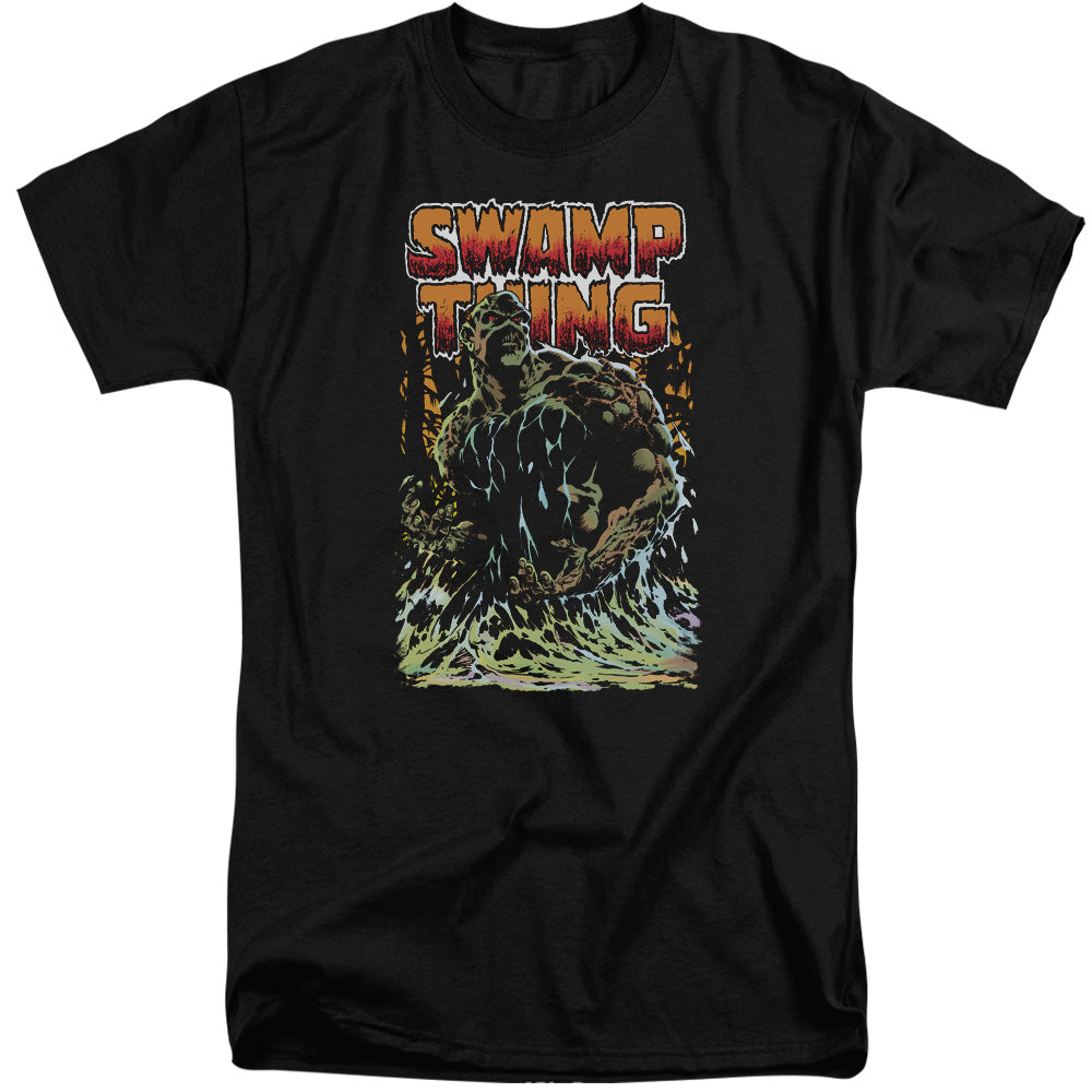 JLA/SWAMP THING - S/S ADULT TALL 18/1 - BLACK