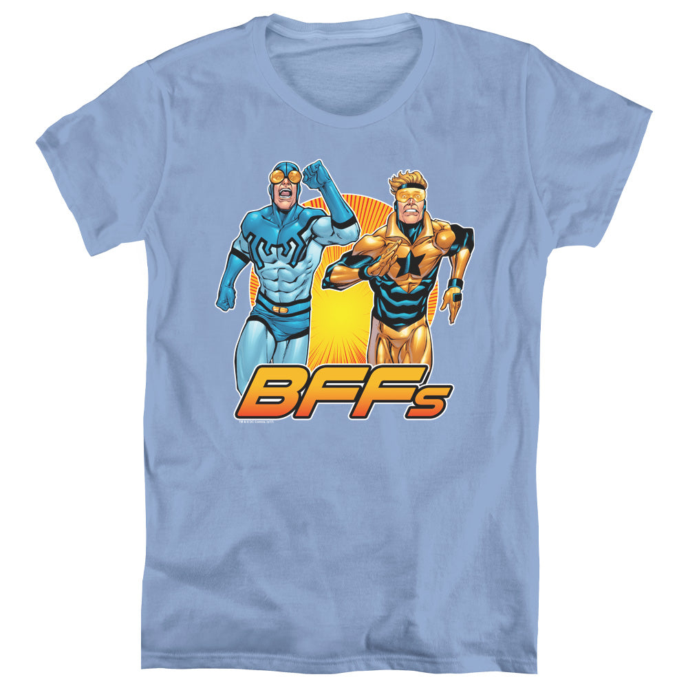 JLA/BOOSTER BEETLE BFF - S/S WOMENS TEE - CAROLINA BLUE