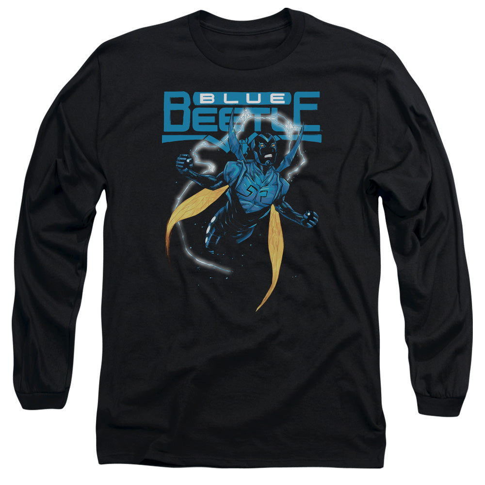 JLA/BLUE BEETLE -  L/S ADULT 18/1  - BLACK