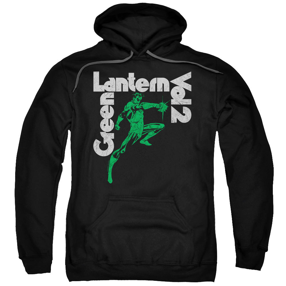 GREEN LANTERN/GREEN LANTERN VOL 2 - ADULT PULLOVER HOODIE - BLACK