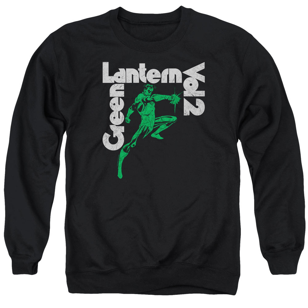 GREEN LANTERN/GREEN LANTERN VOL 2 - ADULT CREWNECK SWEATSHIRT - BLACK