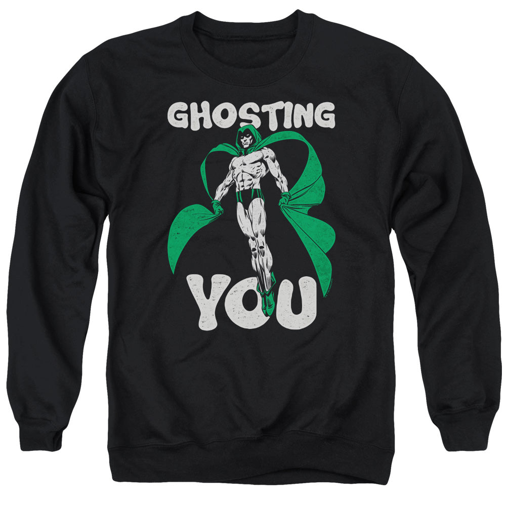 JLA/GHOSTING - ADULT CREWNECK SWEATSHIRT - BLACK
