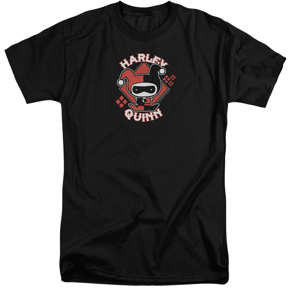 JLA/HARLEY CHIBI - S/S ADULT TALL 18/1 - BLACK
