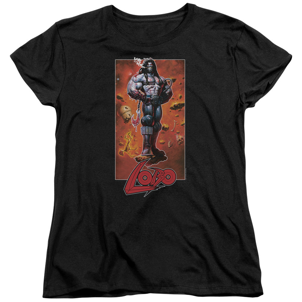 JLA/LOBO POSE - S/S WOMENS TEE - BLACK