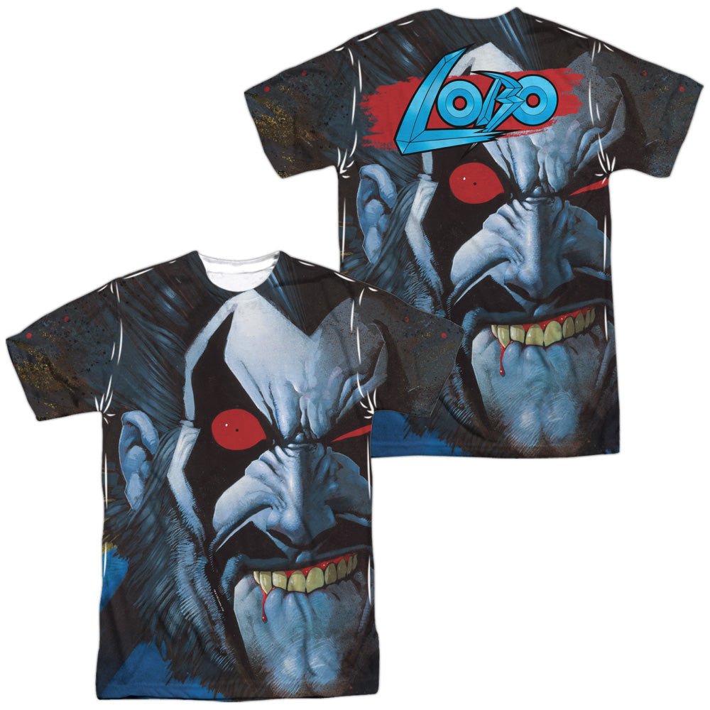 JLA/BIT LIP (FRONT/BACK PRINT) - S/S ADULT POLY CREW - MULTI