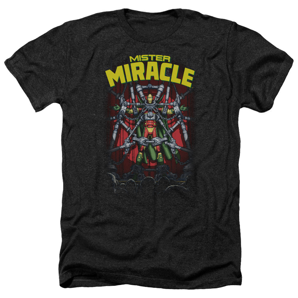 JLA/MISTER MIRACLE - ADULT HEATHER - BLACK