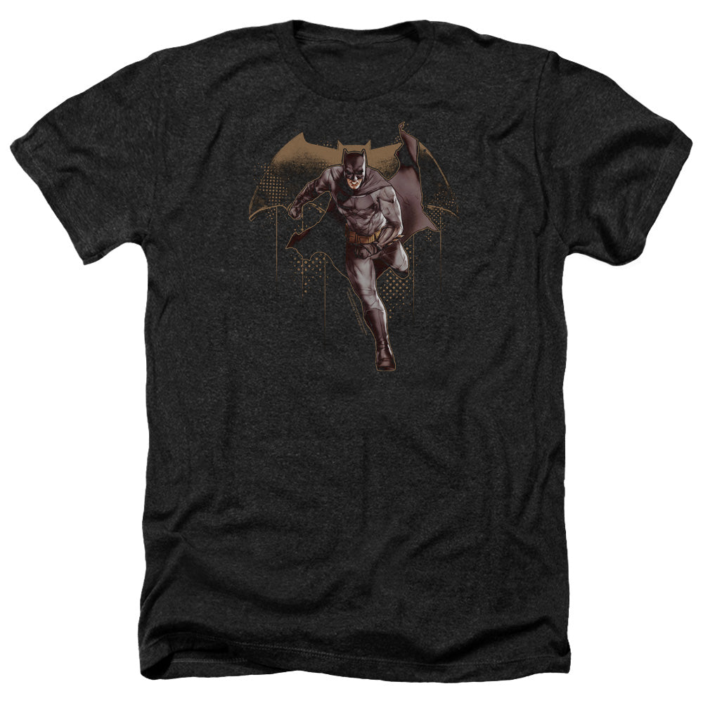 JUSTICE LEAGUE MOVIE/CAPED CRUSADER - ADULT HEATHER - BLACK