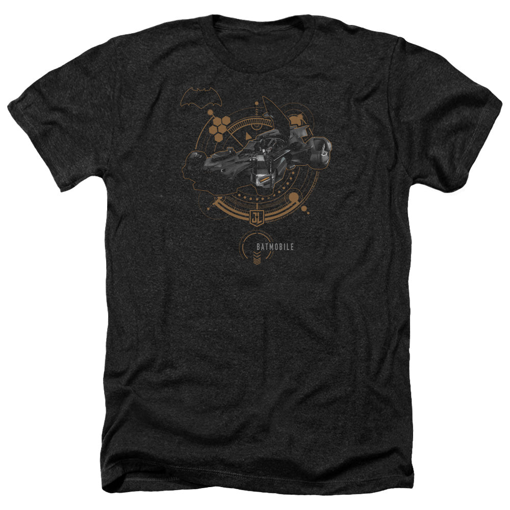 JUSTICE LEAGUE MOVIE/BATMOBILE - ADULT HEATHER - BLACK