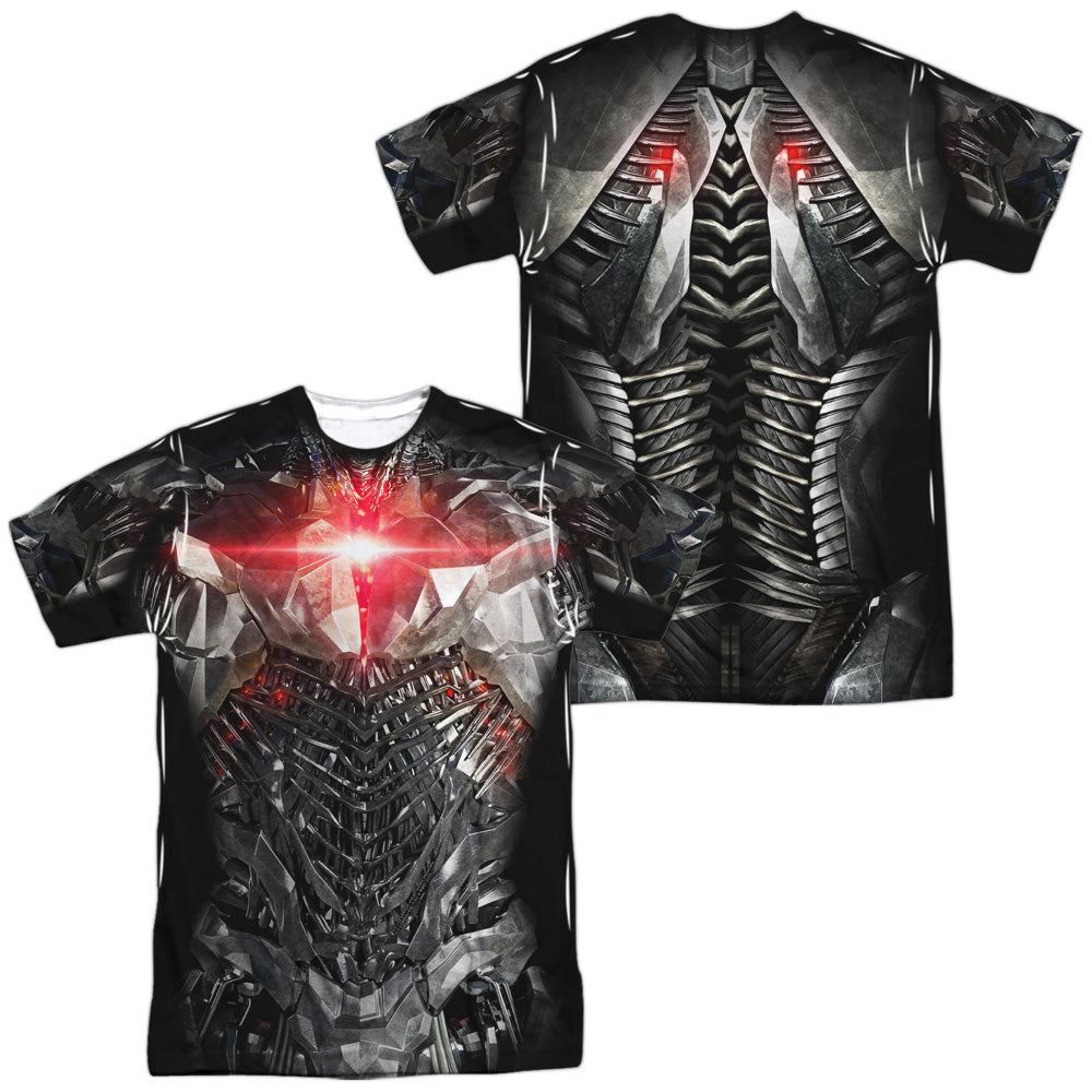 JUSTICE LEAGUE MOVIE/CYBORG UNIFORM (FRONT/BACK PRINT) - S/S ADULT POLY CREW - MULTI