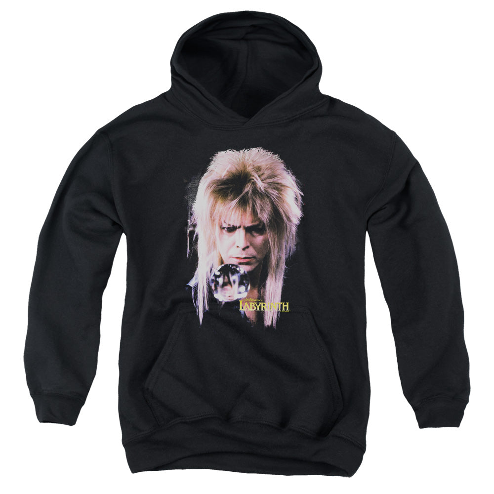 LABYRINTH/GOBLIN KING - YOUTH PULLOVER HOODIE - BLACK