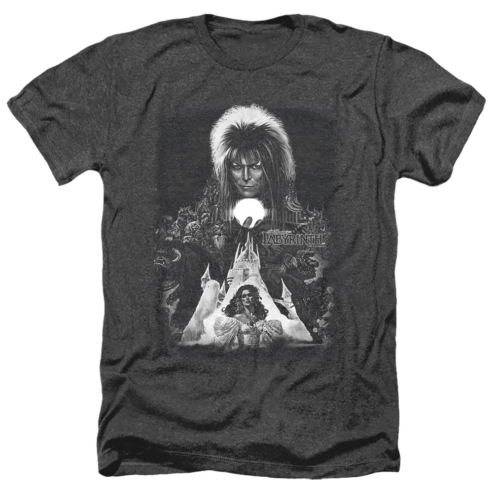 LABYRINTH/CASTLE - ADULT HEATHER - BLACK