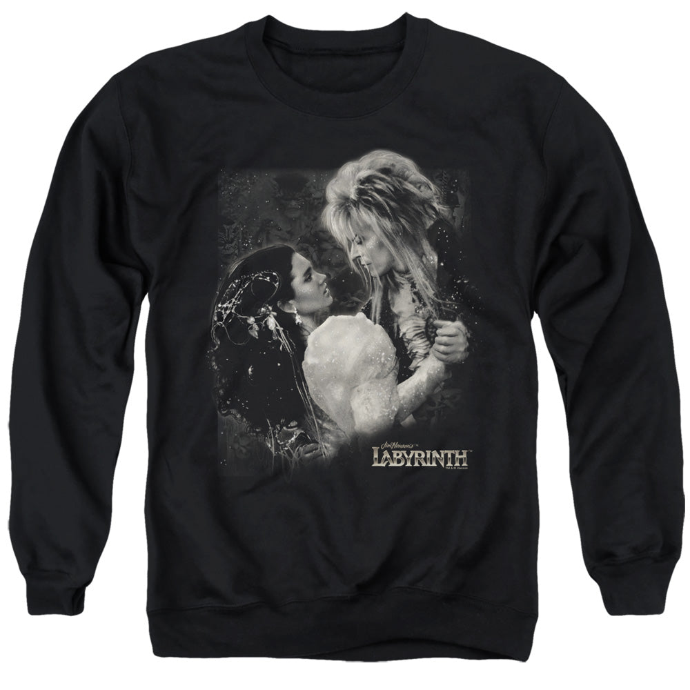 LABYRINTH/DREAM DANCE - ADULT CREWNECK SWEATSHIRT - BLACK
