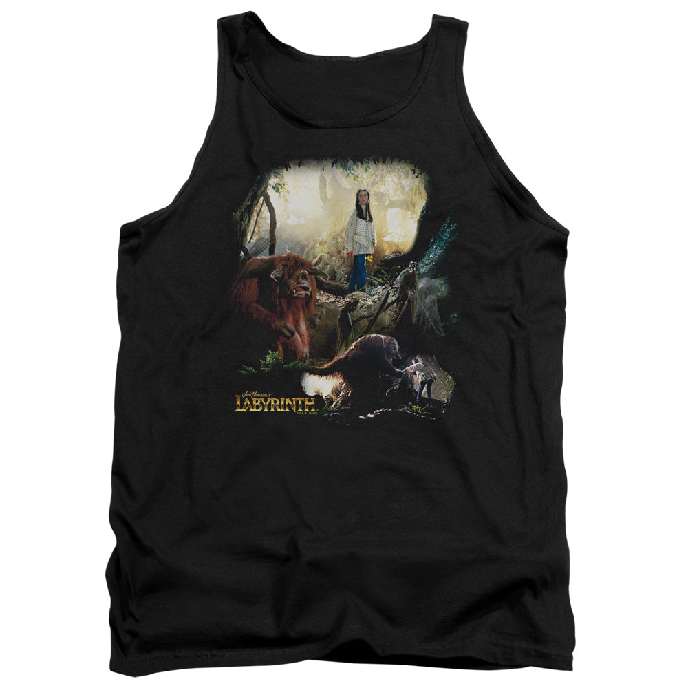 LABYRINTH/SARAH & LUDO - ADULT TANK - BLACK