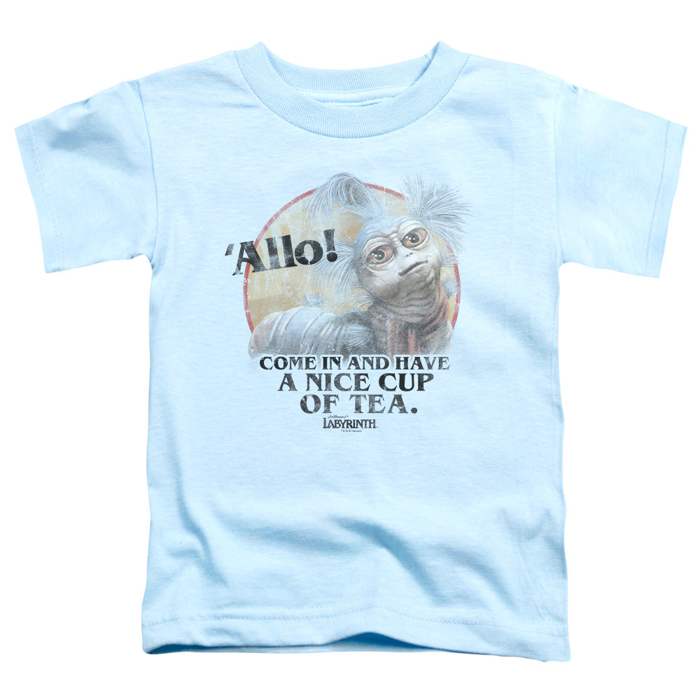 LABYRINTH/TEA - S/S TODDLER TEE - LIGHT BLUE